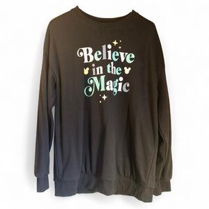 Believe In Magic Disney Oversized Sweatshirt Size L